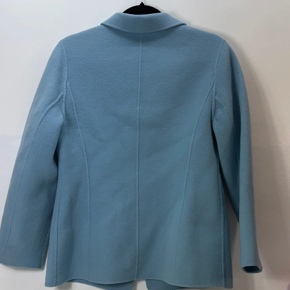 Talbots Light Blue Women's Blazer - Picture 4 of 7